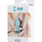 ToDo by Toyfa Brilliant Anal Plug, silikon, mavi, 8 cm, Ø 3 cm, 50 g