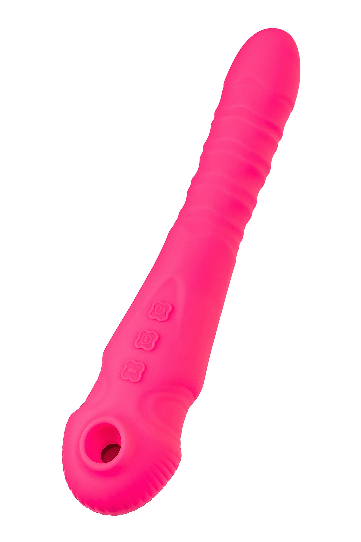 Vakum uyarımlı vibratör-pulsatör JOS COTOX, silikon, pembe, 23 cm