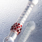 Sexus Glass Çift Taraflı Cam Dildo, Şeffaf, 22 cm
