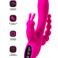 JOS SPANKY Üçlü Vibratör, silikon, pembe, 21 cm