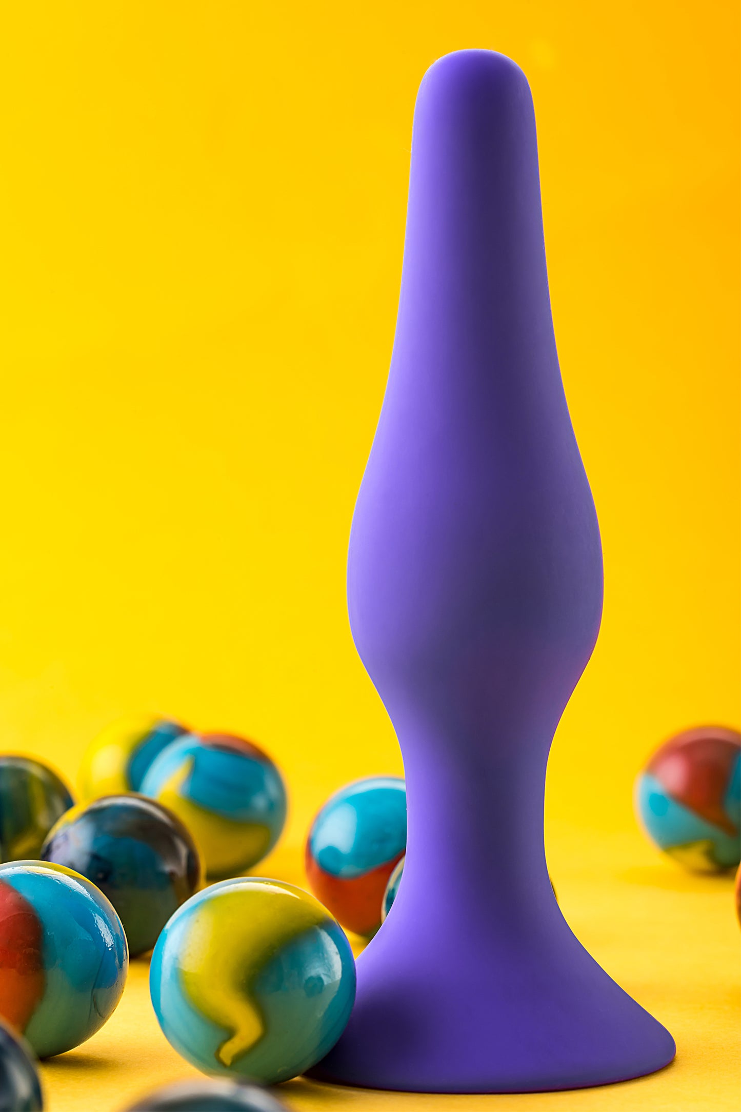 A-Toys by TOYFA  Anal Plug, silikon, mor, 11,3 cm
