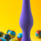 A-Toys by TOYFA  Anal Plug, silikon, mor, 12,5 cm