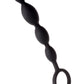 A-Toys by TOYFA  Anal Boncuk S, silikon, siyah, 19,5cm
