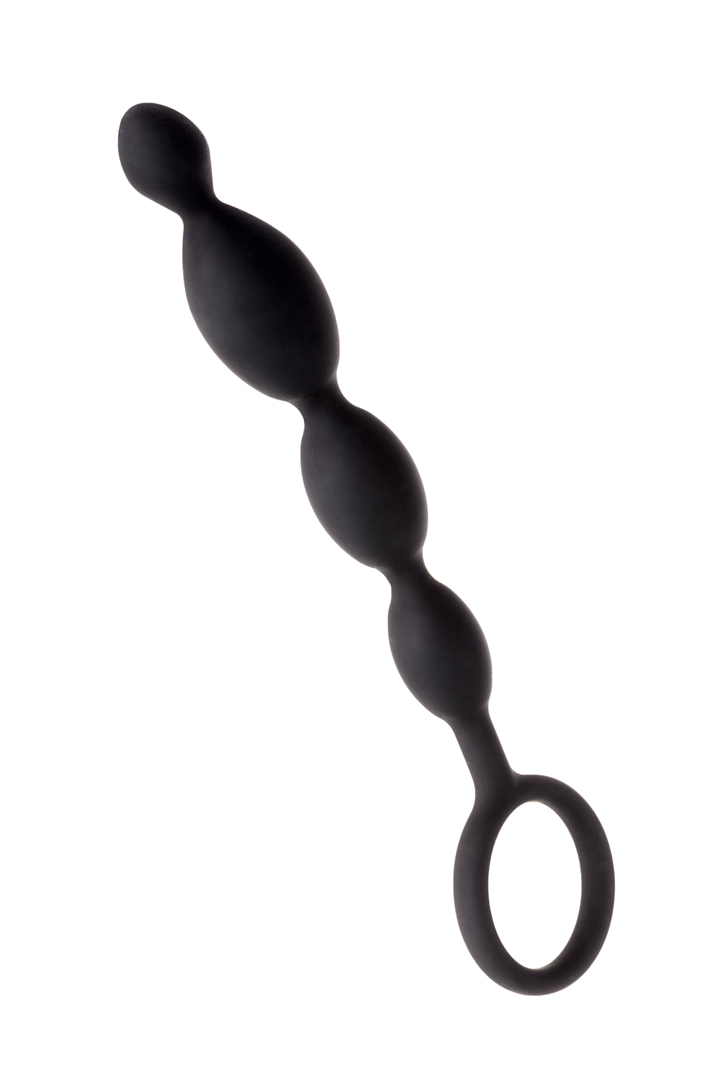 A-Toys by TOYFA  Anal Boncuk S, silikon, siyah, 19,5cm