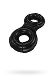 Bathmate Penis üzerindeki titreşim halkası Eight, elastomex, siyah, Ø4-5 cm