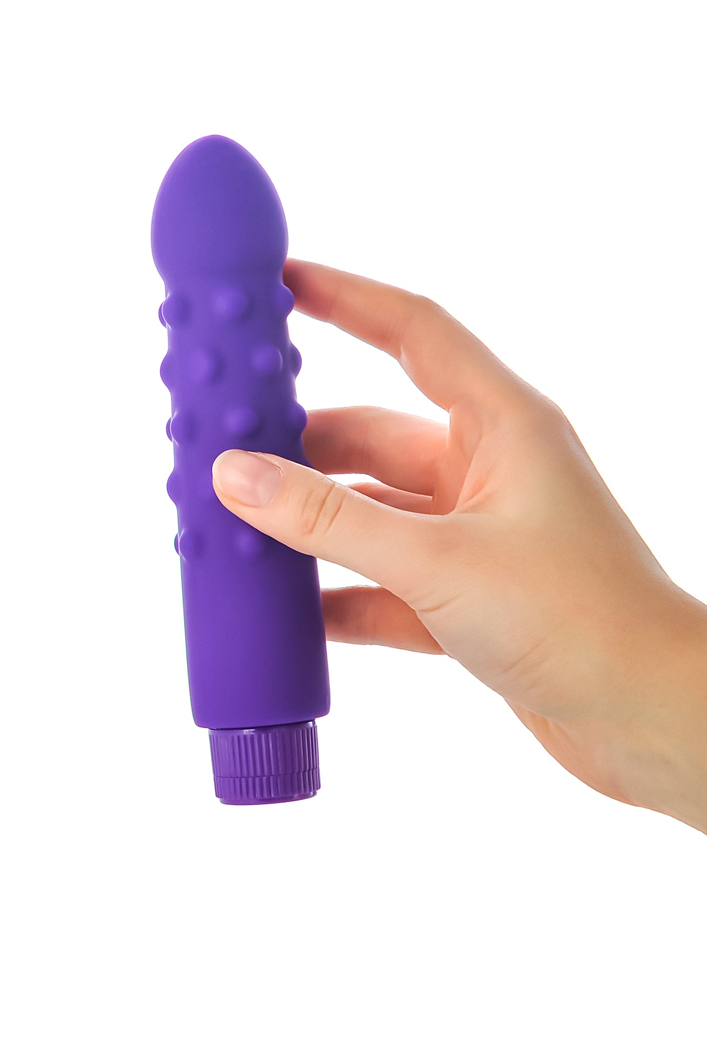 A-Toys  by TOYFA gerçekçi olmayan vibratör, silikon, mor, 17 cm