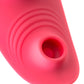 JOS Klitorisin vakum dalgası uyarımı ile titreşimli külot parçası Xiari, silikon, pembe, 9 cm