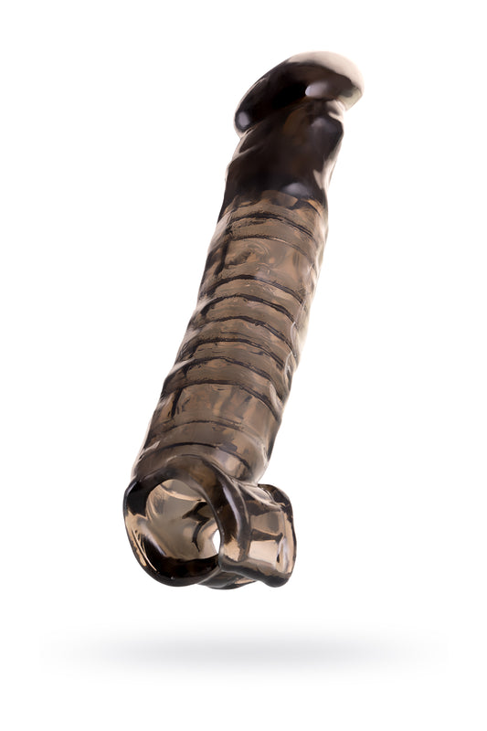 XLover by Toyfa Penis Klıfı, Boyutu Arttırıcı, TPE, siyah, Şeffaf, 22.5 cm