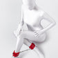 Anonymo BDSM Ayak Kelepçe #0155 , PU deri, kırmızı, 27 cm