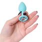 ToDo by Toyfa Brilliant anal kılıf, silikon, cam göbeği, beyaz kristalli, 7 cm, Ø 2,8 cm, 26 g