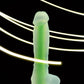Beyond by Toyfa Dick Glow Gece Parlayan Dildo, Silikon, Şeffaf, 18 cm
