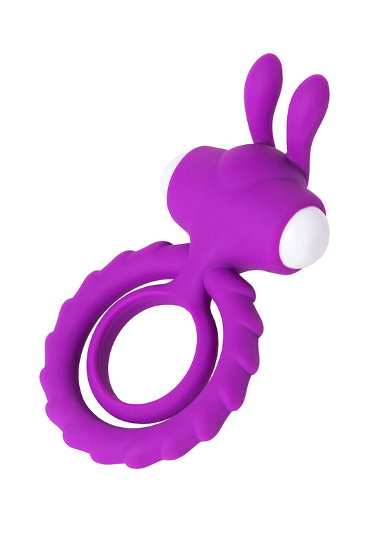 JOS GOOD BUNNY Penis Halkası, silikon, mor, 9 cm