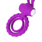 JOS GOOD BUNNY Penis Halkası, silikon, mor, 9 cm