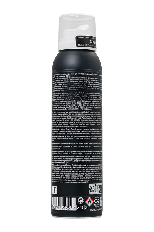 ORGIE Acqua Croccante Efervesan Nemlendiricil Şehvetli Masaj Köpüğü, 150 ml