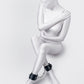 Anonymo BDSM Ayak Kelepçe #0153, PU deri, siyah, 26,5 cm