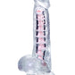 A-Toys by TOYFA  Paret Jel Dildo, TPE, Şeffaf, 18 cm