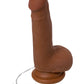 RealStick Elite Mulatto Gerçekçi Vibratör, kahverengi, 13 cm