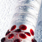 Sexus Glass Çift Taraflı Cam Dildo, Şeffaf, 22 cm