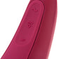 Satisfyer Curvy 1 Connect App Vakum Dalgası Klitoris Vibratörü, silikon, kırmızı, 14,3 cm