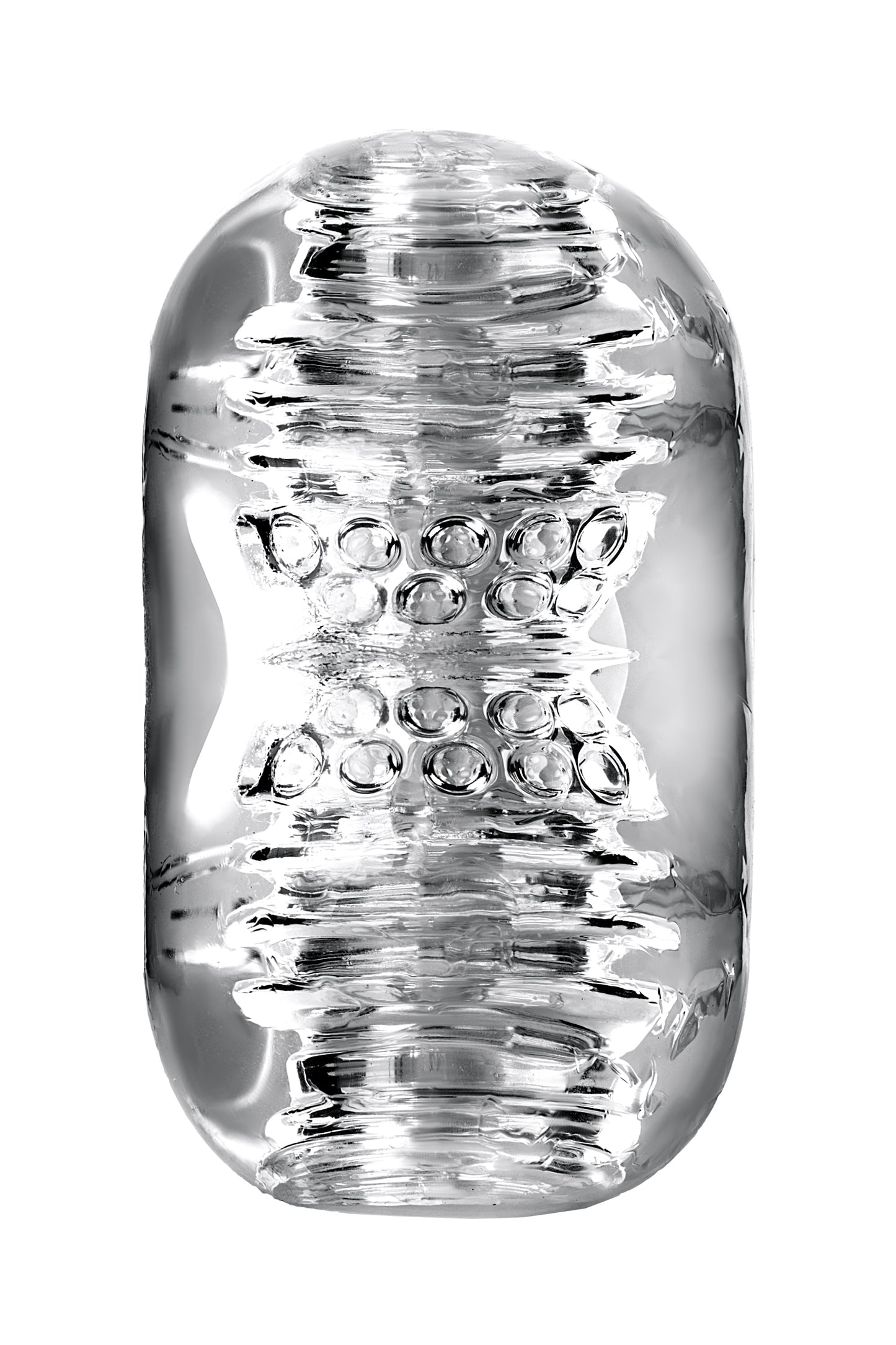 Lingam by TOYFA Masturbator, Khani, TPE, Şeffaf, 9 cm