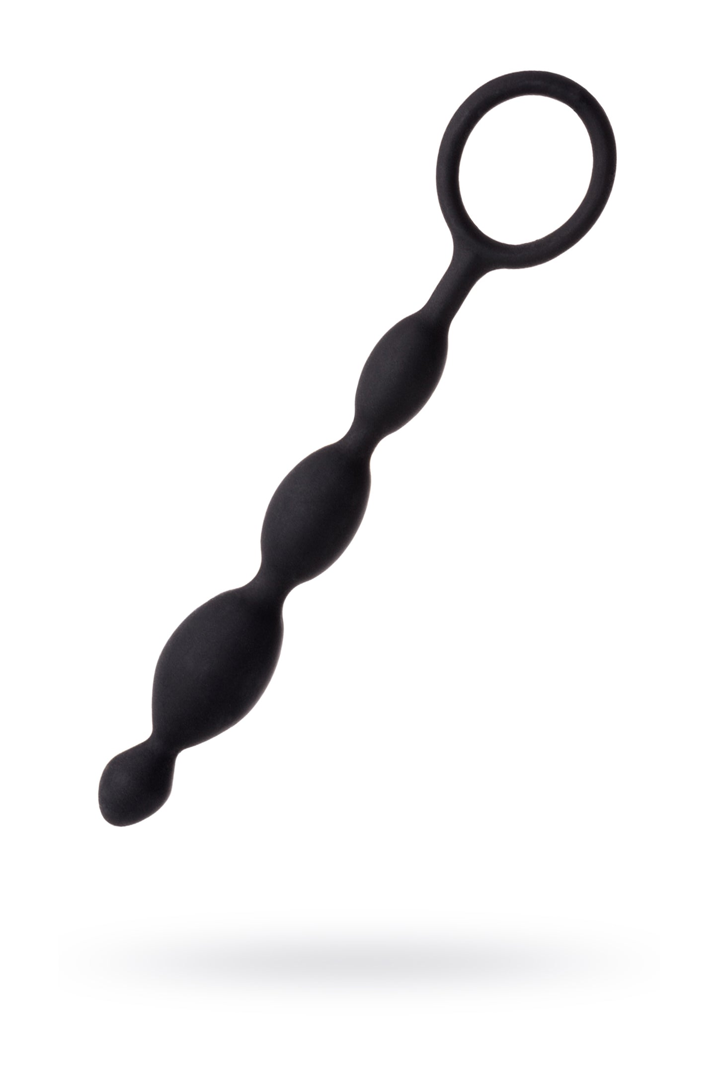 A-Toys by TOYFA  Anal Boncuk S, silikon, siyah, 19,5cm
