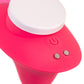 JOS Klitorisin vakum dalgası uyarımı ile titreşimli külot parçası Xiari, silikon, pembe, 9 cm