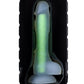 Beyond by Toyfa Dick Glow Gece Parlayan Dildo, Silikon, Şeffaf, 18 cm