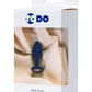 ToDo by Toyfa Brilliant anal kılıf, silikon, mavi, beyaz kristalli 7 cm, Ø 2,8 cm, 26 g