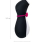 Satisfyer Penguin Vakum Dalgası Klitoris Vibratörü, silikon, siyah, 11,5 cm