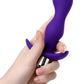 A-Toys by TOYFA Kamet Anal Vibro Plug, Beden L, silikon, mor, 14 cm