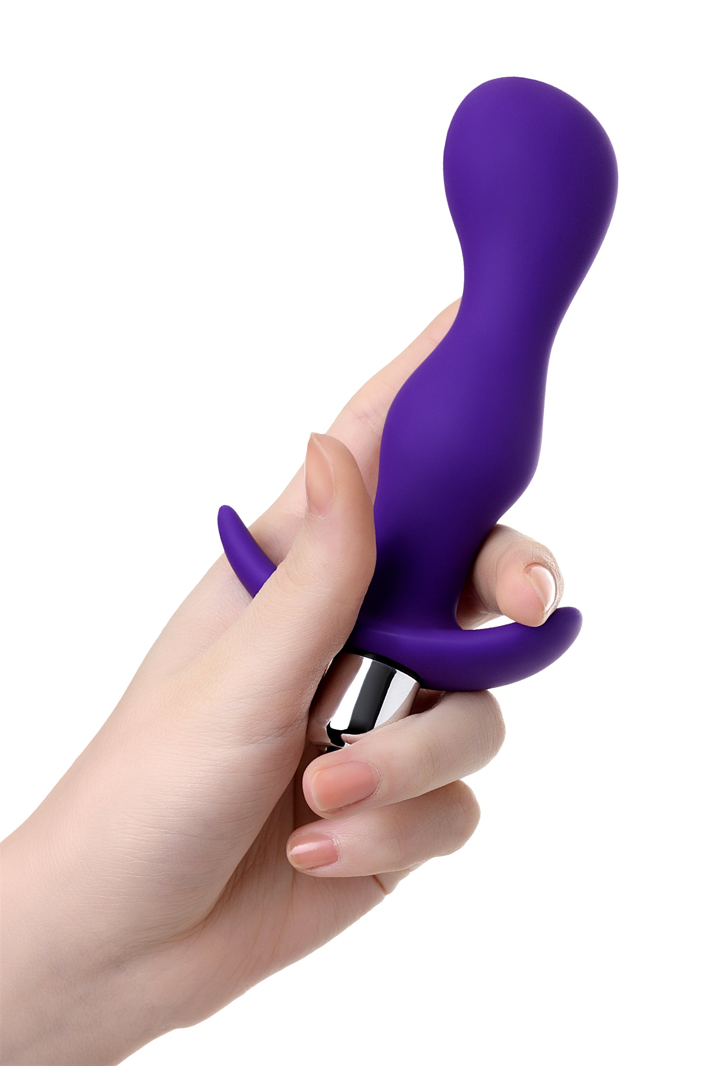 A-Toys by TOYFA Kamet Anal Vibro Plug, Beden L, silikon, mor, 14 cm