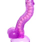 A-Toys by TOYFA Jel Dildo Celiam, TPE, mor, 20,5 cm