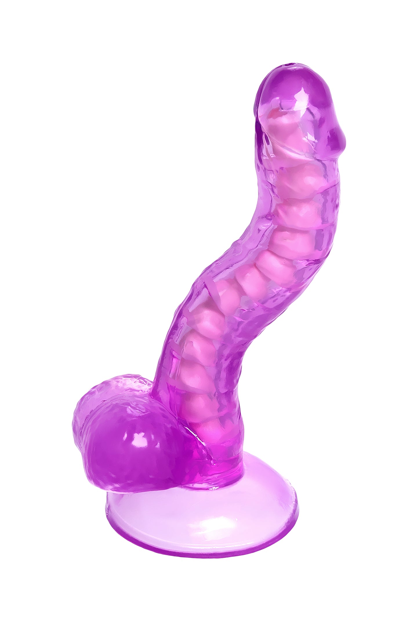 A-Toys by TOYFA Jel Dildo Celiam, TPE, mor, 20,5 cm