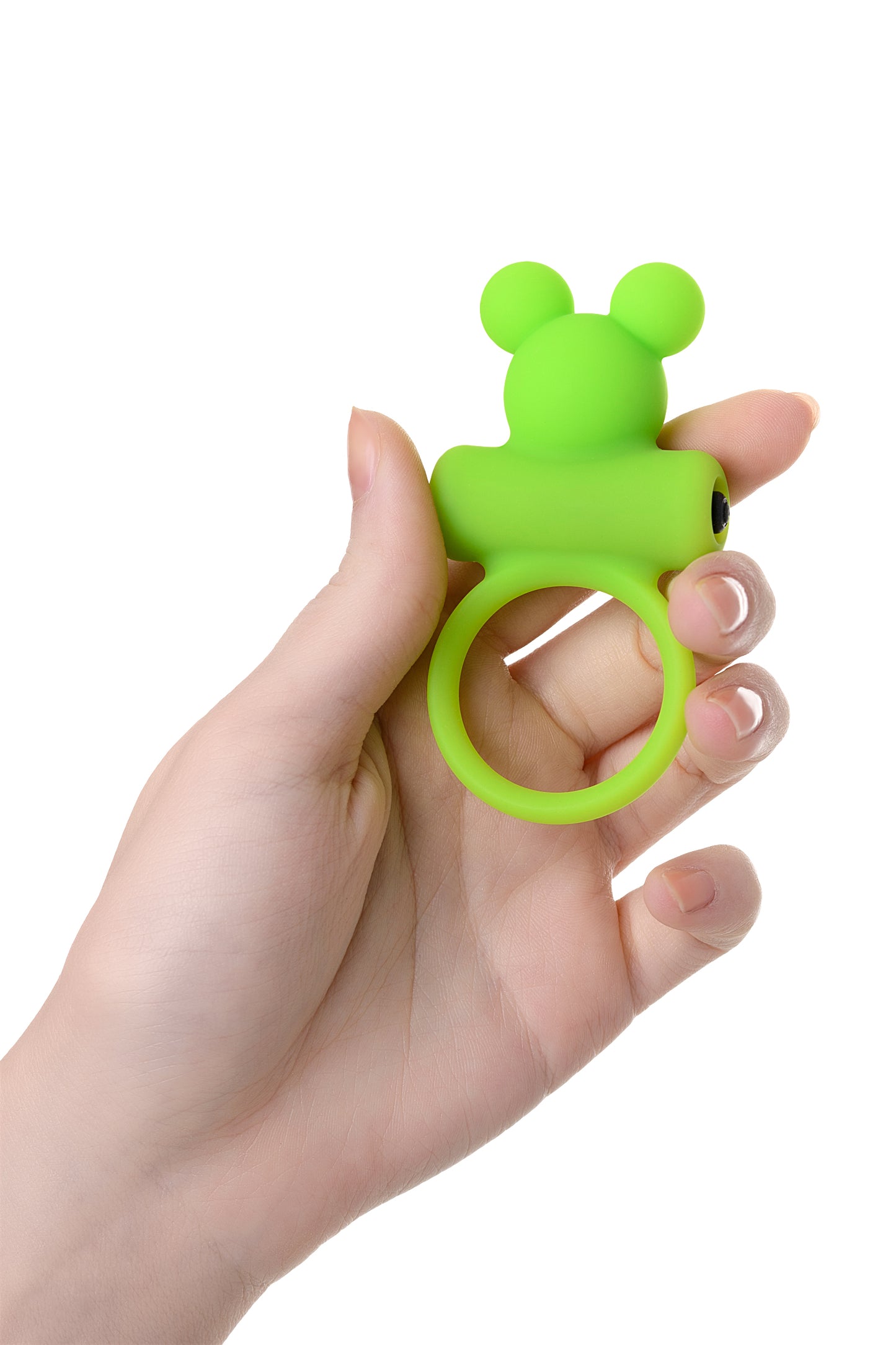 A-Toys by TOYFA Chio Titreşimli Penis Halkası , silikon, yeşil, 8,1 cm, Ø 3,1 cm