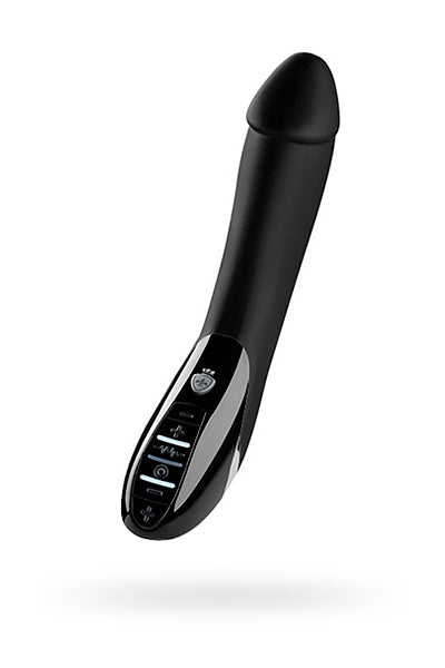 Mystim Tickling Truman Elektro Stimülasyonlu Vibratör, Silikon, Siyah, 27cm