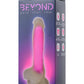 Beyond by Toyfa Peter Glow Gece Parlayan Dildo, Silikon, Şeffaf, 22 cm