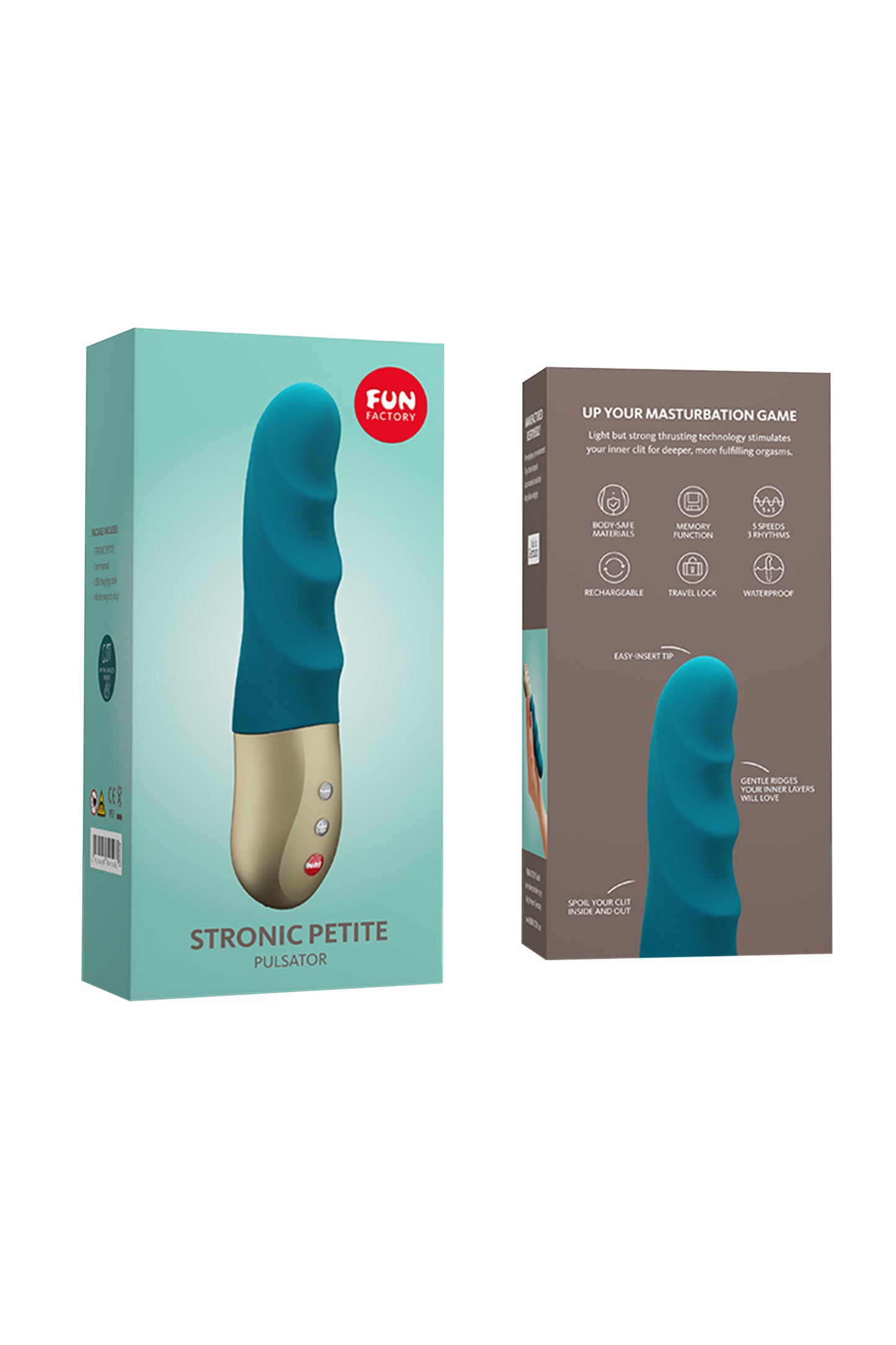 Fun Factory STRONİC PETİTE Vibratör -Mini , silikon, mor, 17 cm