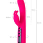 eroTeq Rablock Klitoral uyarımlı G noktası vibratörü , silikon, pembe, 23,5 cm