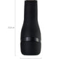 Satisfyer Men Classic Masturbator gerçekçi Olmayan, TPE, siyah, 25,4 cm