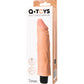 A-Toys by TOYFA Toron Realistik Vibratör, TPE, Ten, 21 cm