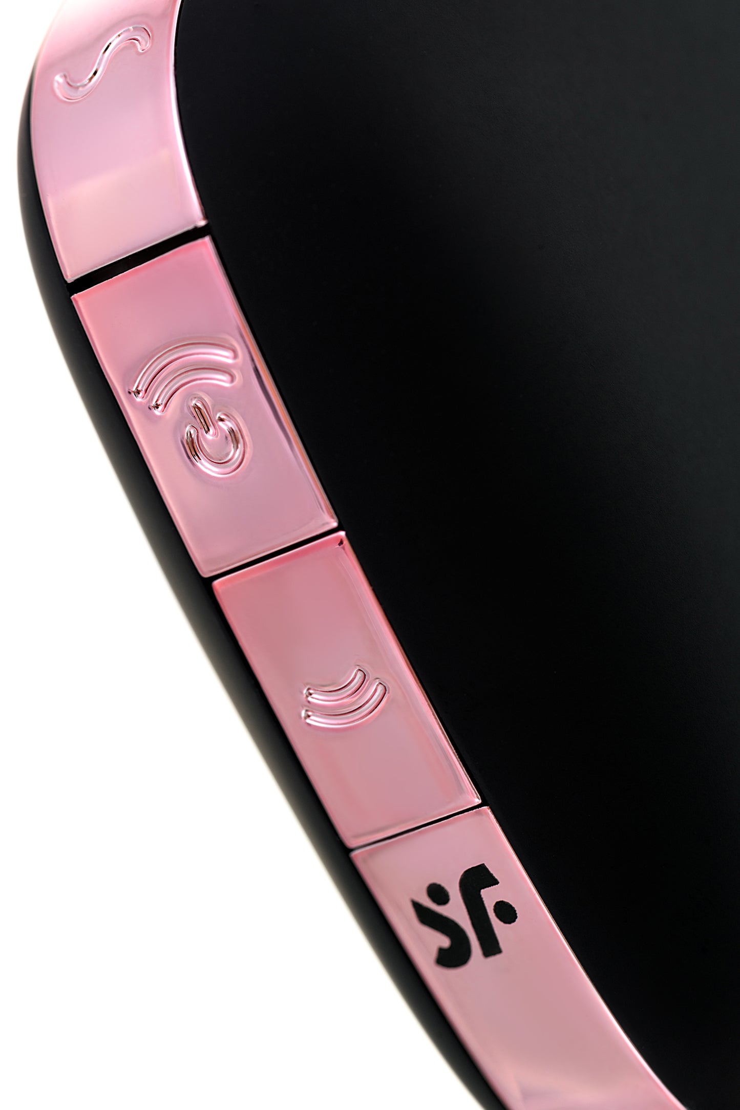 Satisfyer Love Triangle Vakum Dalgası Klitoral Stimülatör, Silikon, Siyah, 8,8 cm