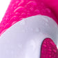 JOS ELLY Isıtmalı Vibratör,  silikon, pembe, 21,5 cm