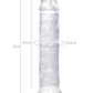 A-Toys by TOYFA Auri yapay penis, TPE, transparan, 20 cm