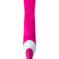 JOS ELLY Isıtmalı Vibratör,  silikon, pembe, 21,5 cm