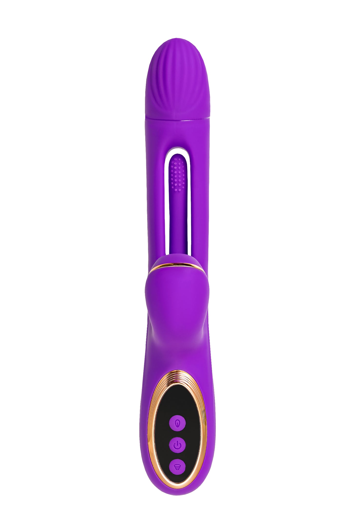 JOS Pitti Silikon Mor 24cm Dil Vibratör Vakum Stimülasyon Seks Oyuncakları Kadınlar için