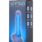 Beyond by Toyfa  Steve Glow Gece Parlayan Dildo, Silikon, Şeffaf, 20 cm