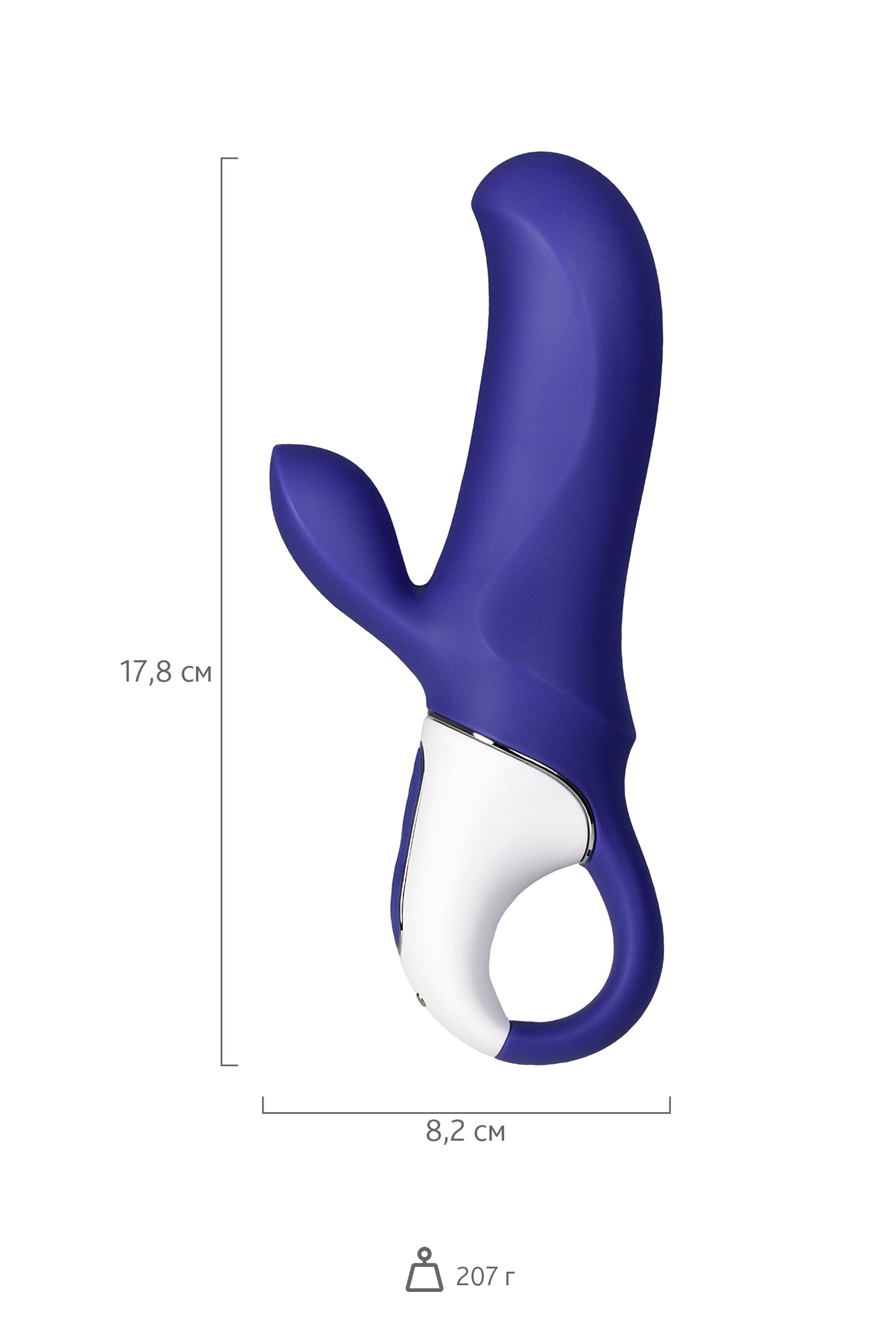 Satisfyer Magic Bunny Gerçekçi olmayan  Vibratörü, Silikon, Mor, 17,7 cm