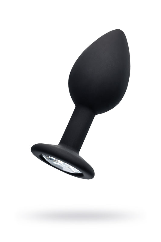 POPO by TOYFA  Anal Plug, silikon, siyah, 7,2 cm, Ø 2,8 cm, 25 g
