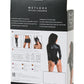 Glossy Alessia Bodysuit Wetlook malzemeden fermuarlı, siyah, XL