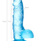 A-Toys by TOYFA  Jel Dildo, TPE, Cam göbeği, 15,8 cm